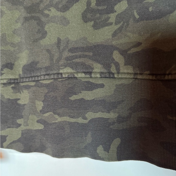 Lululemon Scuba Hoodie Light Cotton Fleece Incognito Camo Multi Gator Green 12 - Picture 14 of 16